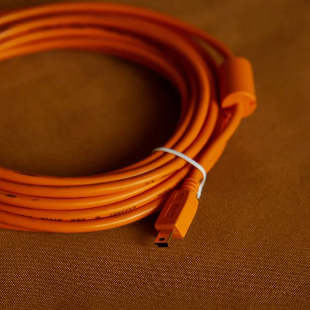 Tether Tools TetherPro USB 2.0 to Mini-B 5-Pin Cable | 15 ft
